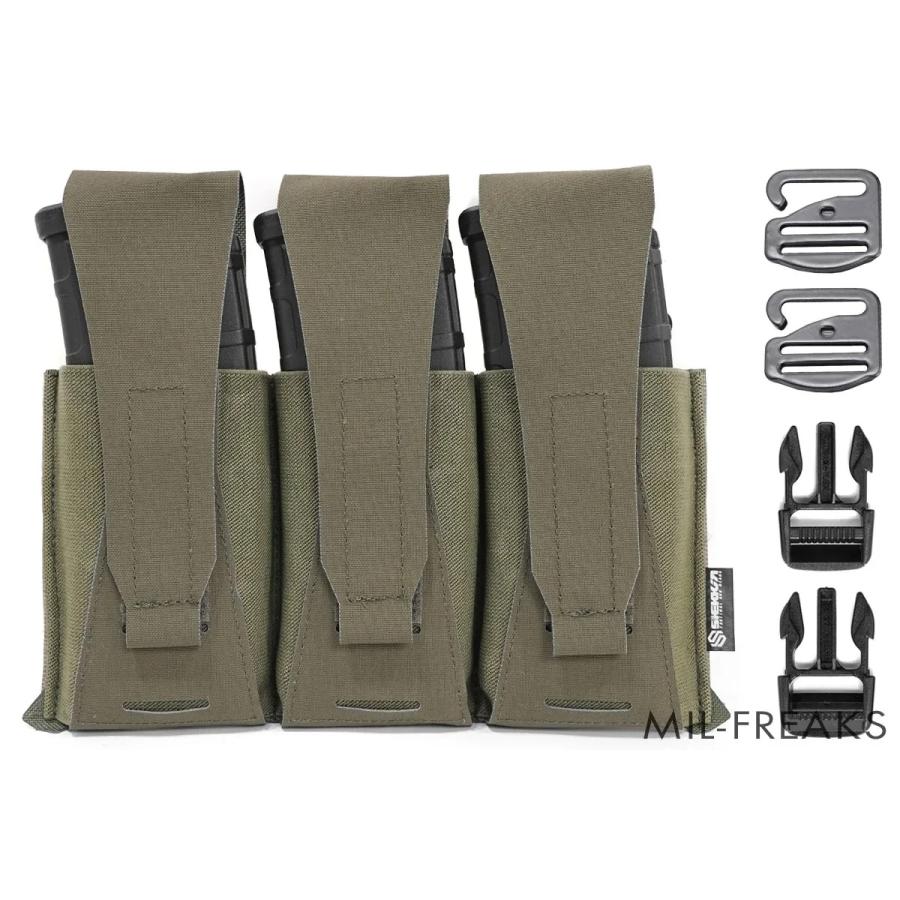 SHEKKIN GEAR LBTタイプ 6910A 5.56mm LC M4 ベルクロ マガジンポーチ
