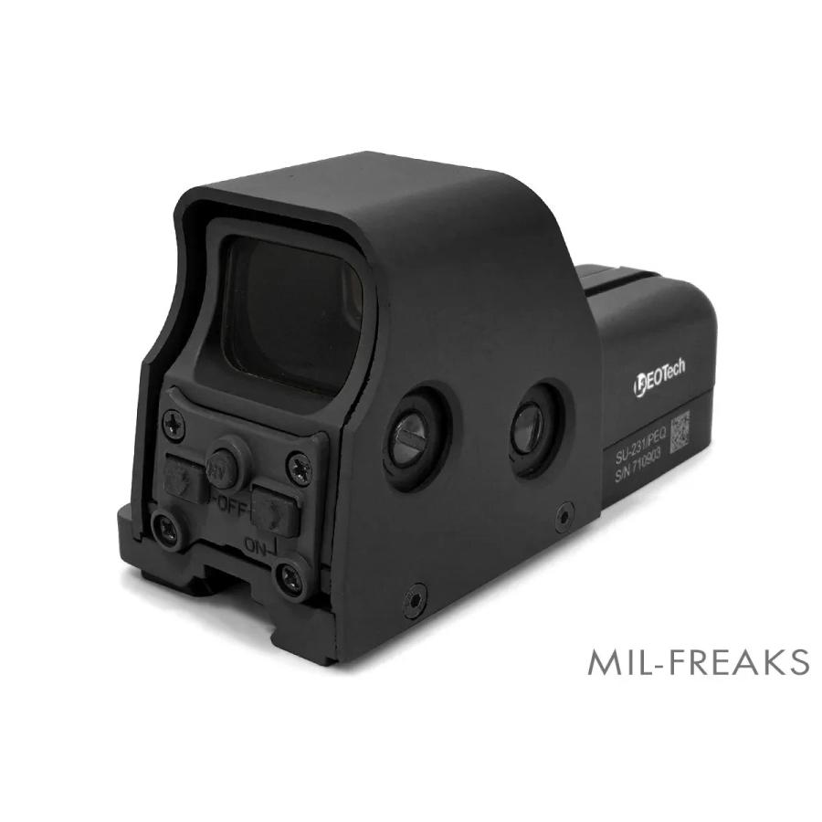 Spec Precision EOtechタイプ 553 SU-231 官給ロゴモデル ホロサイト型ダットサイト ブラック : ミリタリー ...