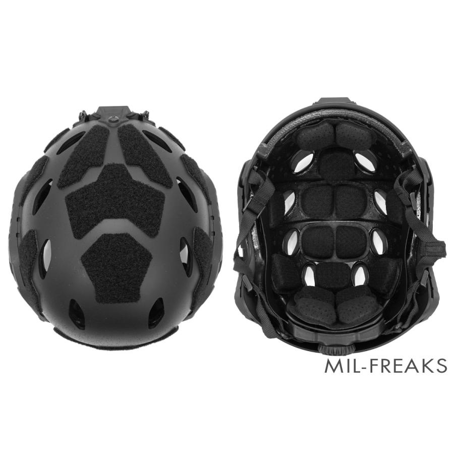 OPS-COREタイプレプリカ FAST SF BUMPカスタムセット MCBK FMA Ops-Coreタイプ FAST SF BUMPヘルメット ブラック サイズ:M