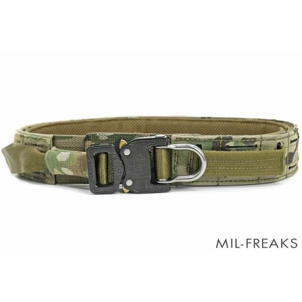 Raptorタイプ Dunbar Austrialpin製 D-ring COBRAバックル ガンベルト マルチカム 【イギリス軍】 実物生地使用[M (32-36インチ)]