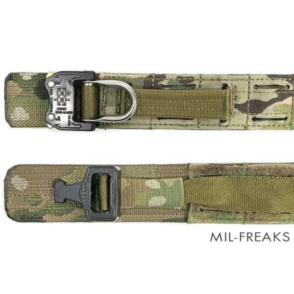 Raptorタイプ Dunbar Austrialpin製 D-ring COBRAバックル ガンベルト マルチカム 【イギリス軍】 実物生地使用[M (32-36インチ)]