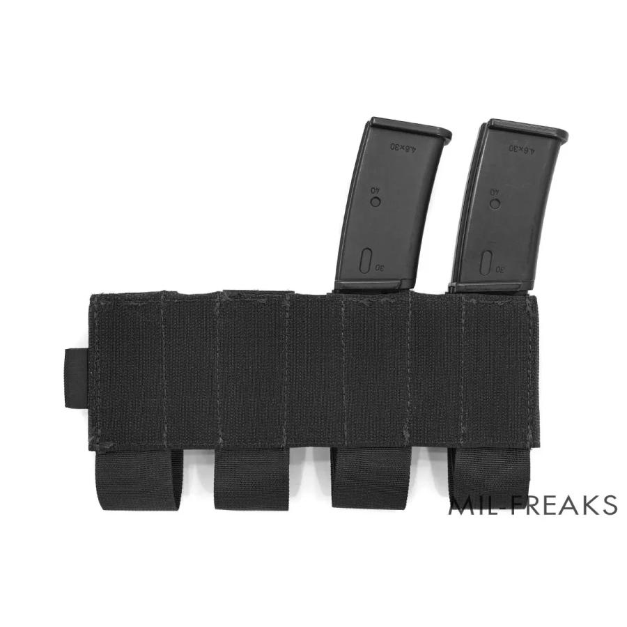 TMC Ferroタイプ Turnover SMG LARGE (MPX, MP7等) クアッド マガジンポーチインサート ブラック ...