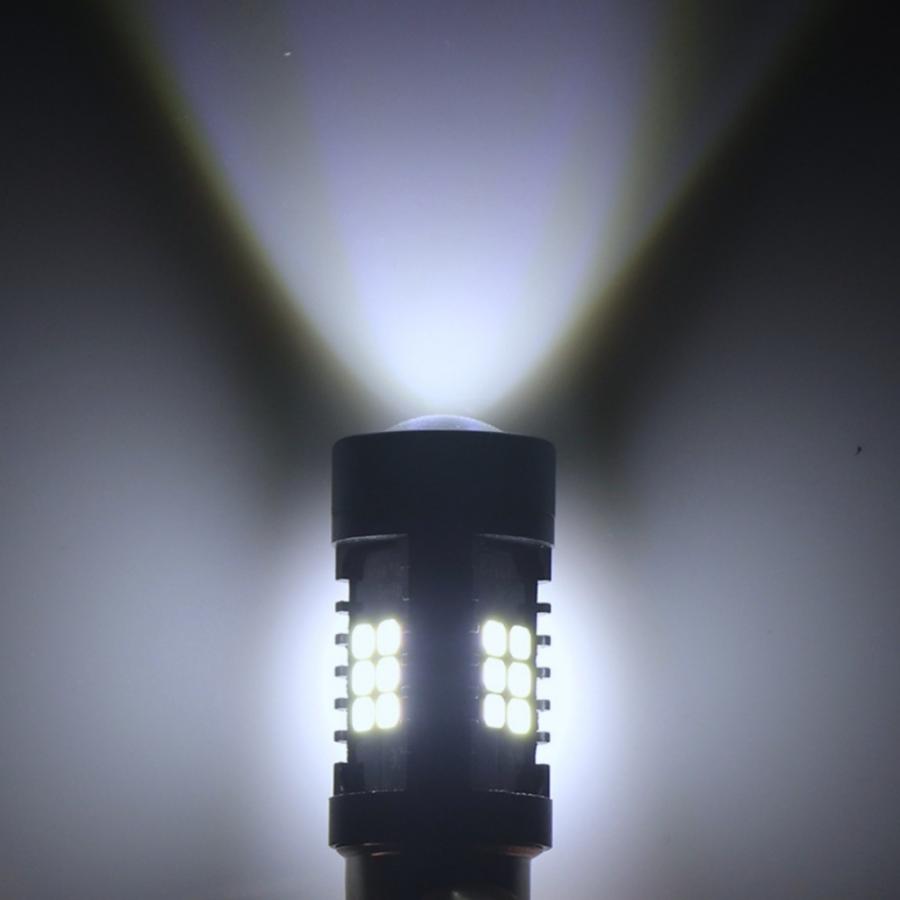 爆光LED ホワイト T20 ダブル球 シングル球 21連 バックランプ ブレーキランプ テールランプ 高輝度SMD ピンチ部違い対応 2個SET|mil-parts|09