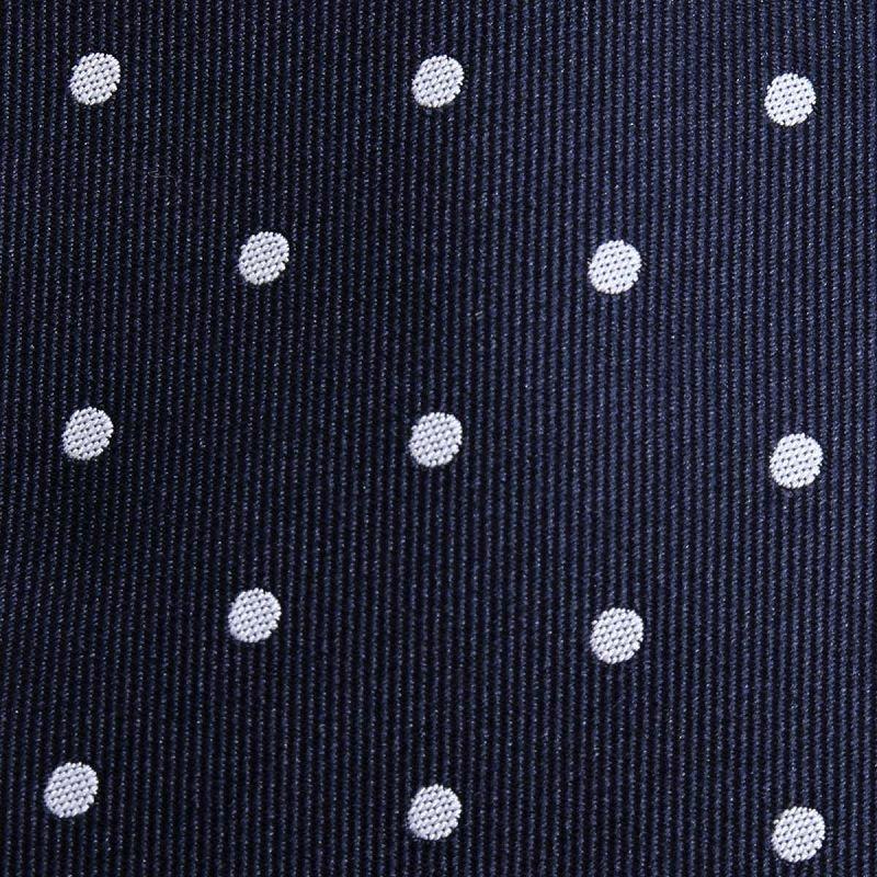 ネクタイ ブランド おしゃれ ネイビー ブルー 水玉柄 ドット 紺 送料無料 手縫い ワンポイント おすすめ 値下げ オリジナル 青系 Ort163