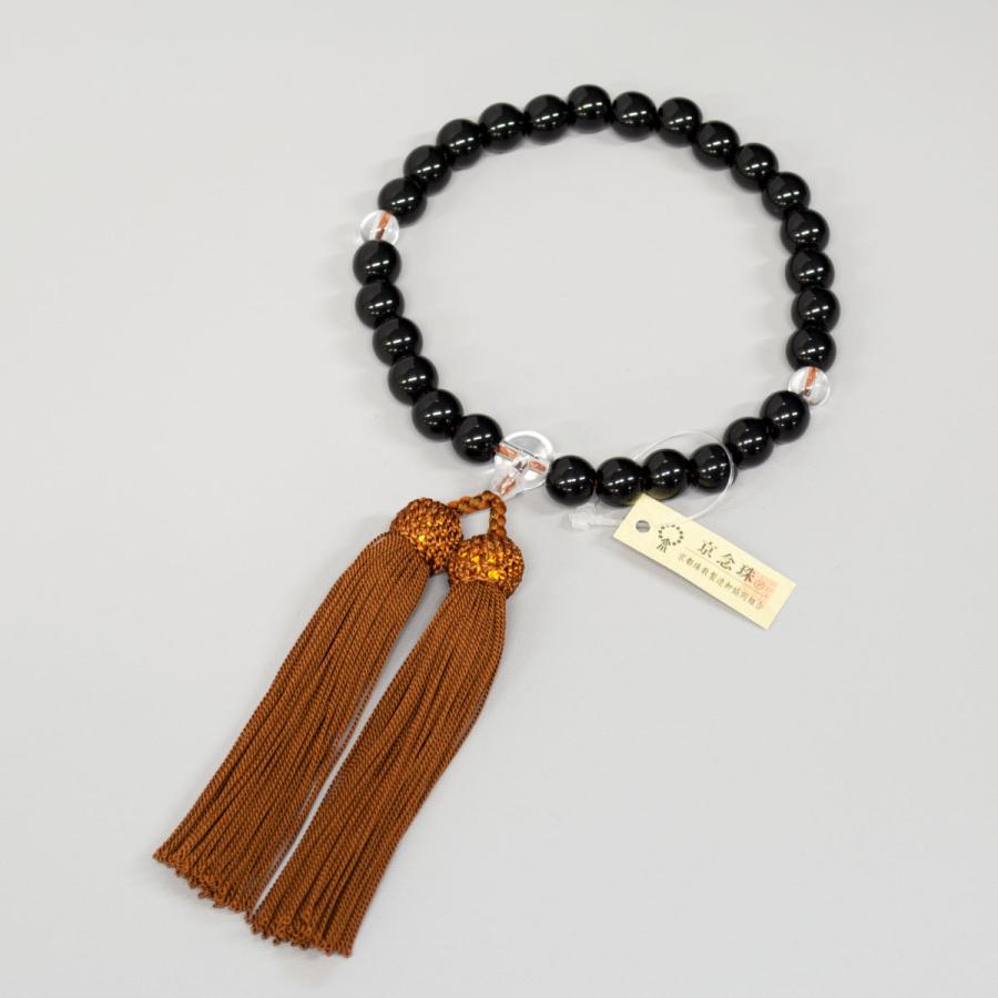 数珠 京念珠 男性用 メンズ 27玉 略式数珠 じゅず 念珠 珠数 男性用