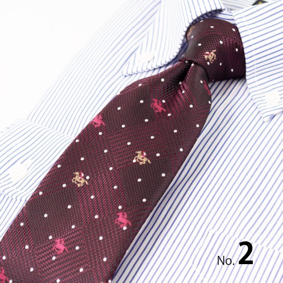 ネクタイ 馬 柄 競馬 ホース モチーフ柄 おしゃれ 人気 ビジネス