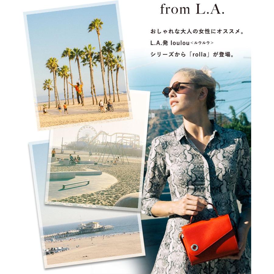 在庫限り ハンドバッグ サブバッグ 高見え おしゃれ La発 Qbag Paris Loulou Rolla ローラ レッド 赤 ブラック 黒 カーキ レザー 革 Loulou 2 Set ミラノ2 通販 Yahoo ショッピング