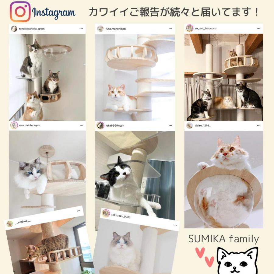 SUMIKA キャットタワー 突っ張り 木製 大型猫 おしゃれ スリム SUMIKA キャットタワー 突っ張り 木製 大型猫 おしゃれ スリム