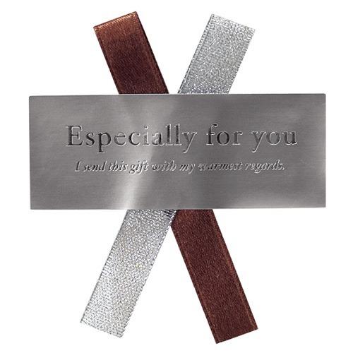 リボンシール シルバー (ラッピング対象商品と一緒に買い物かごに入れ