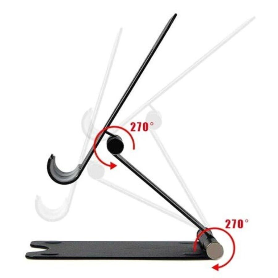 コンパクトスマホスタンド 折りたたみ 角度調整可能 タブレットスタンド カラフル |  | 02