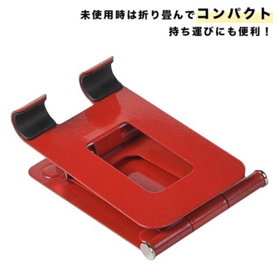 コンパクトスマホスタンド 折りたたみ 角度調整可能 タブレットスタンド カラフル |  | 03