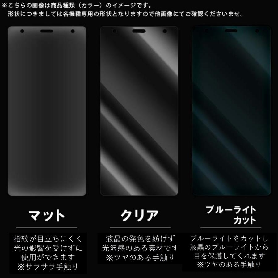 Galaxy S21 スマホフィルム ギャラクシー フィルム マット ブルーライトカット クリア TPU 画面保護シート 全面保護｜mildcat｜02