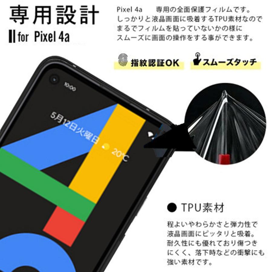 Google Pixel 4a スマホフィルム グーグルピクセル フィルム pixel マット ブルーライトカット クリア TPU 画面保護シート 全面保護 |  | 01