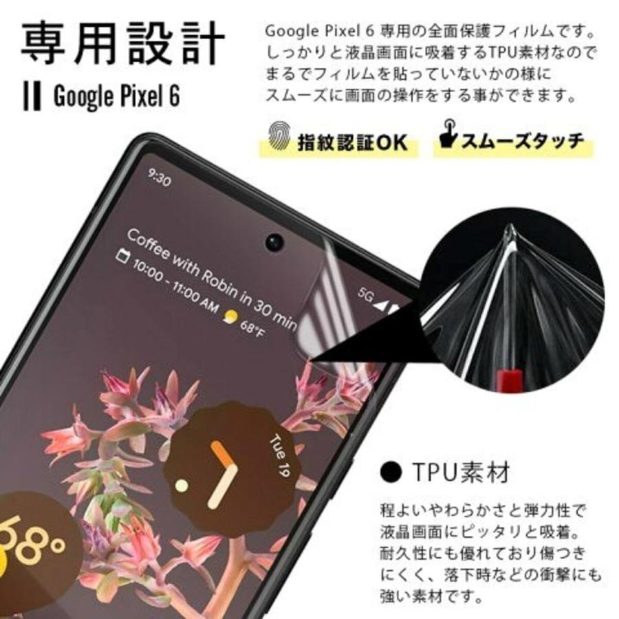 Google Pixel 6 スマホフィルム グーグルピクセル フィルム pixel マット ブルーライトカット クリア TPU 画面保護シート 全面保護 |  | 02