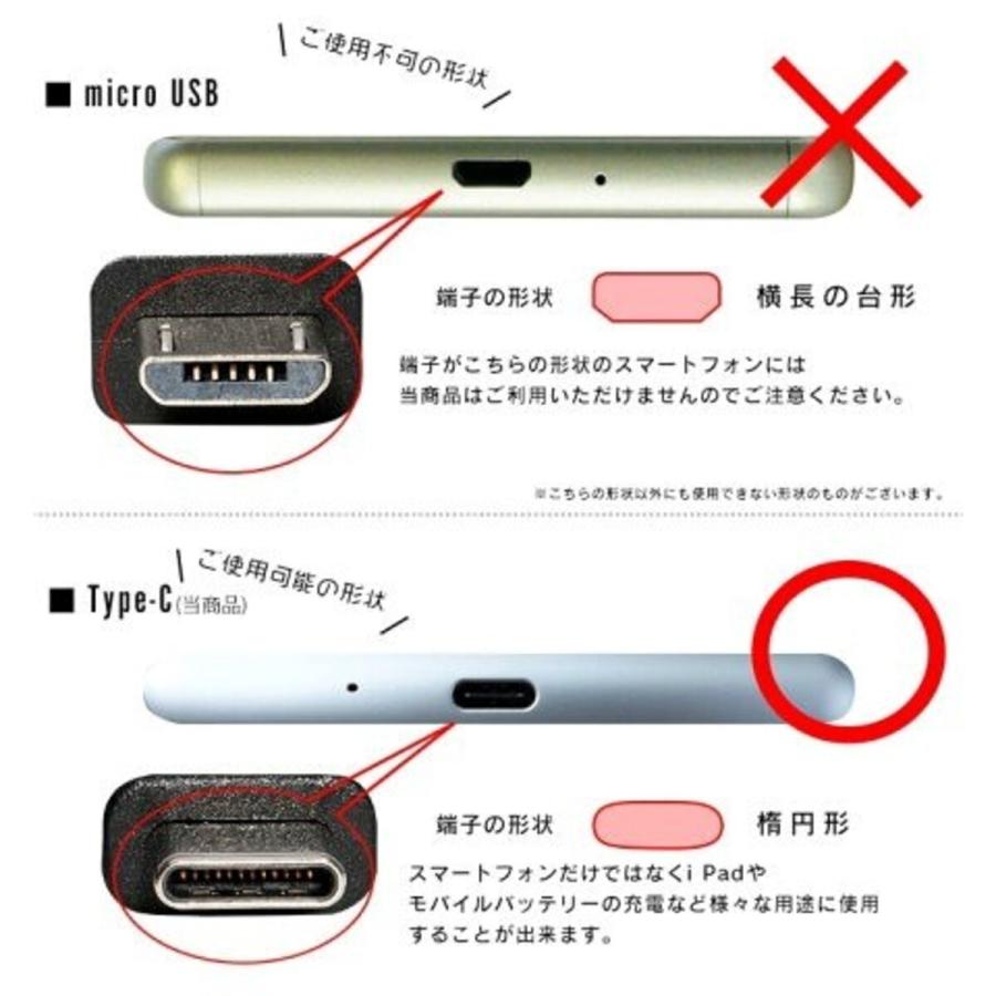 USB Type-C 充電ケーブル 30cm | 耐久 カラフル usb タイプC 充電 ケーブル ナイロン製 断線防止 スマホ タブレット |  | 02