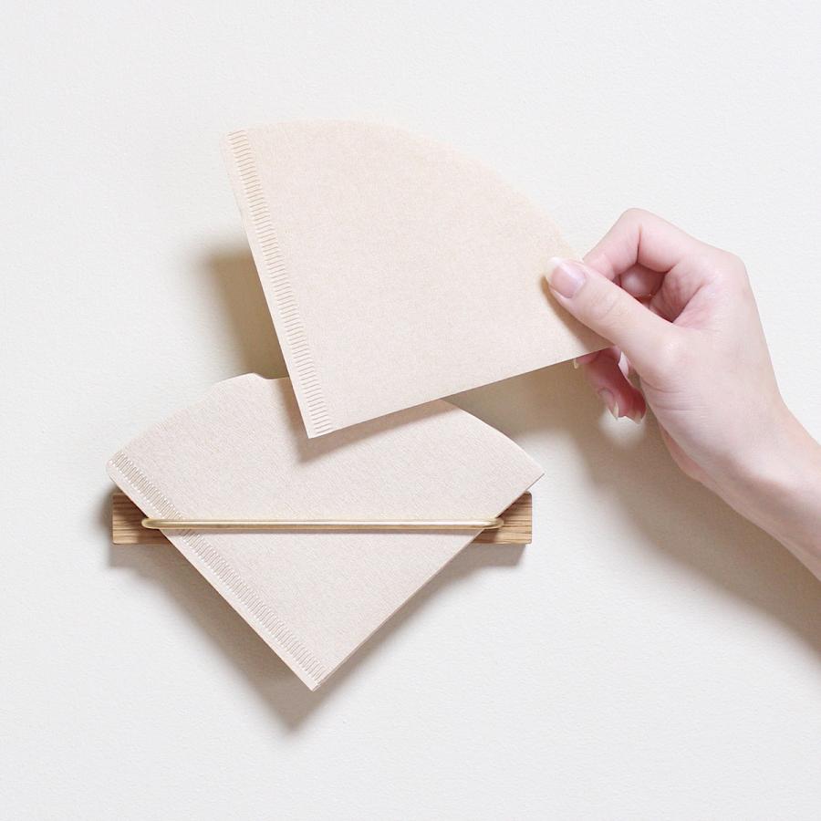 コーヒーフィルターホルダー マグネット オーク おしゃれ かわいい コーヒーペーパーフィルターホルダー キッチン  収納 木製 真鍮 珈琲 珈琲用品 |  | 02