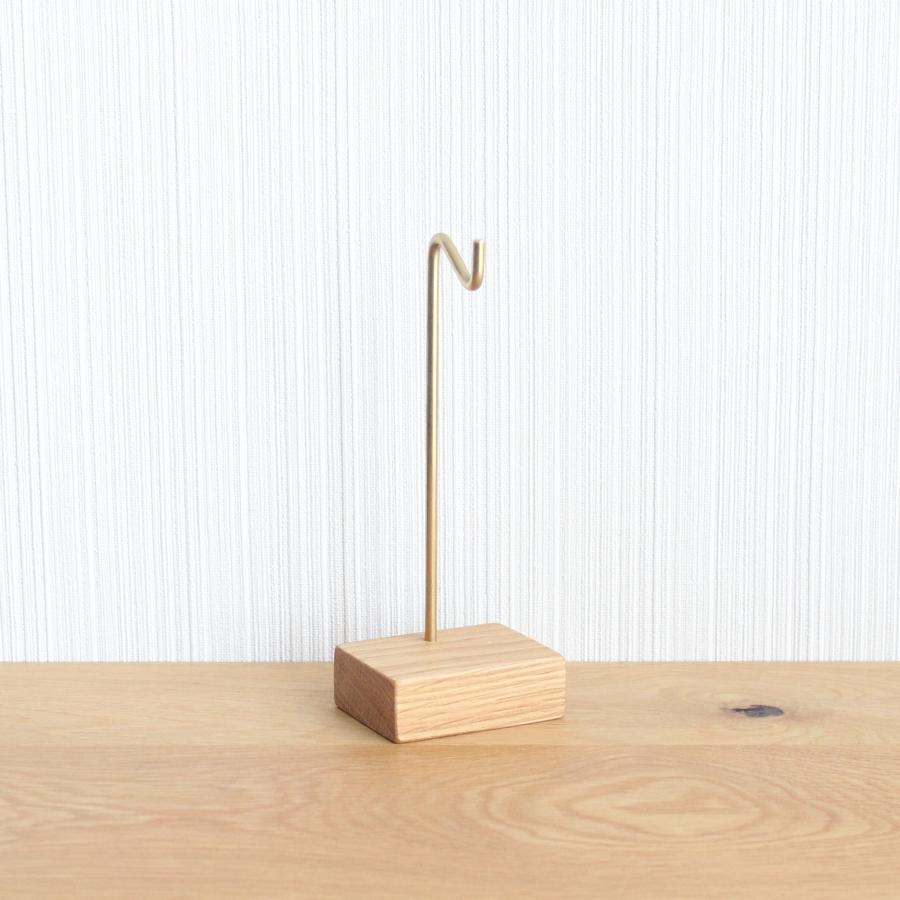 キースタンド【オーク×真鍮】おしゃれ シンプル かわいい 鍵スタンド アクセサリースタンド 真鍮 |  | 01