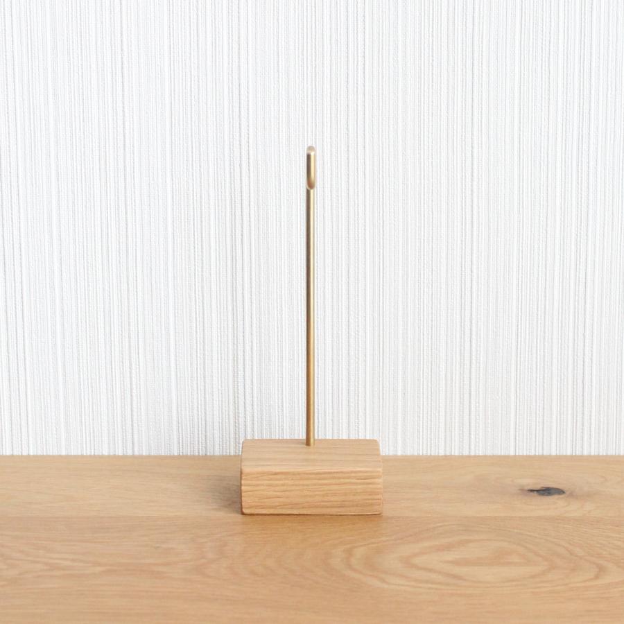 キースタンド【オーク×真鍮】おしゃれ シンプル かわいい 鍵スタンド アクセサリースタンド 真鍮 |  | 05