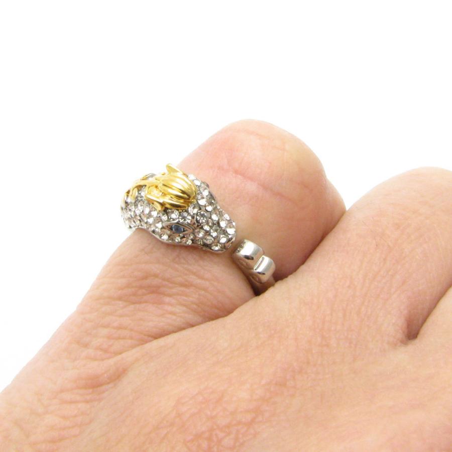 n2408(*´꒳`*) 一体型＋ねずみ 指輪 鼠 馬 龍 フリーサイズ ネズミ ウマ