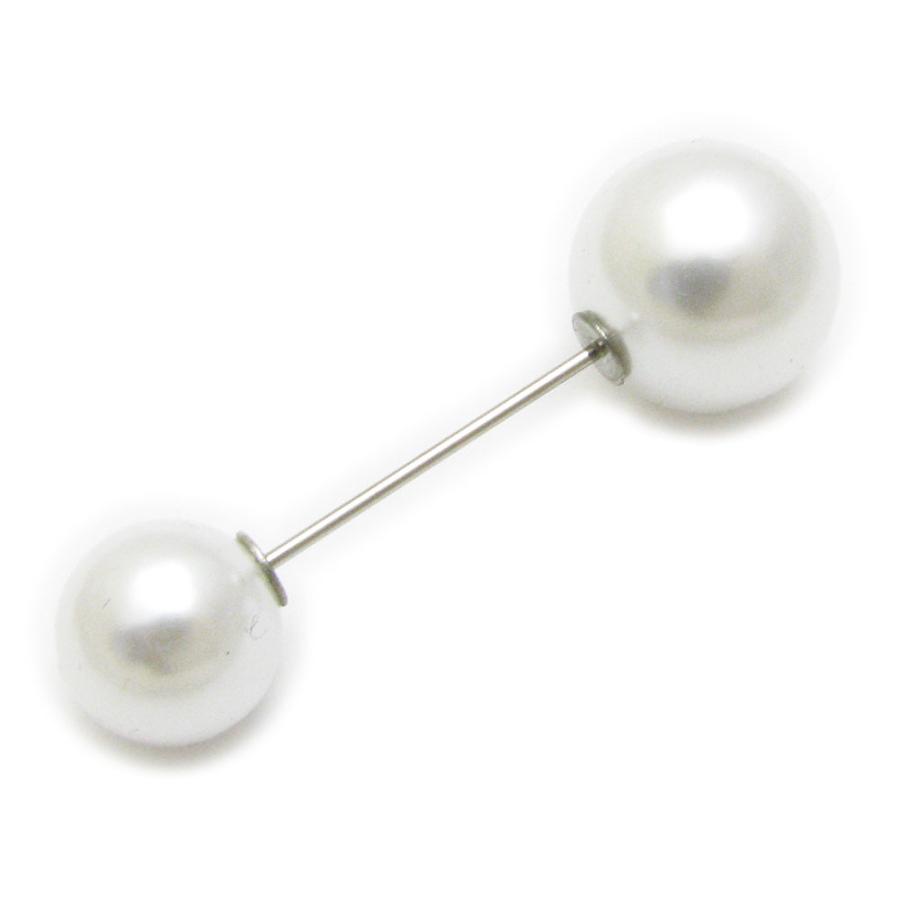 ブローチ レディース キルトピン パール 真珠 シルバーカラー シンプル ピンブローチ 結婚式 CES10079 |  | 02
