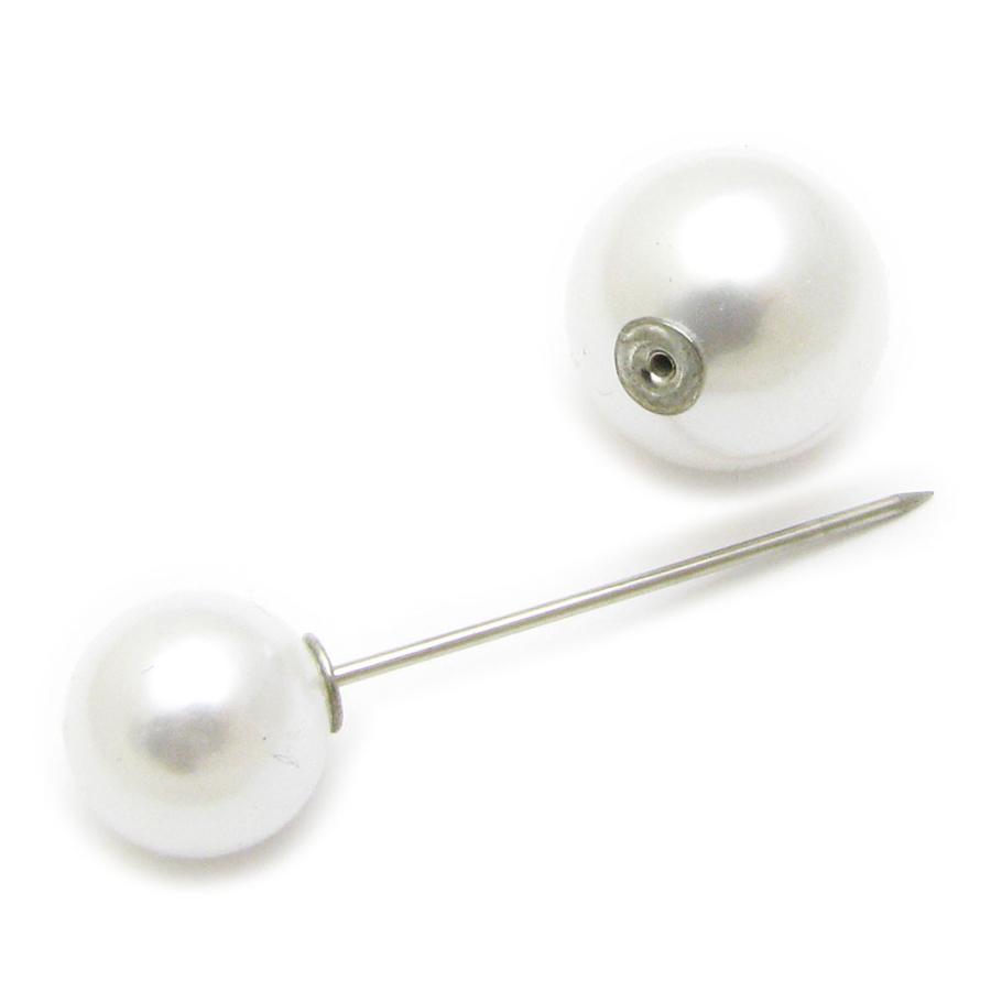 ブローチ レディース キルトピン パール 真珠 シルバーカラー シンプル ピンブローチ 結婚式 CES10079 |  | 06
