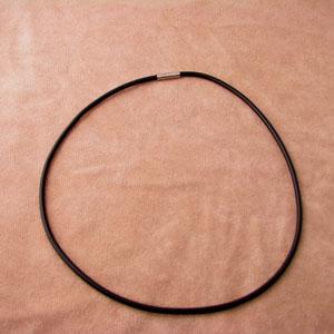 ネックレス ラバー製 チョーカー用ひも(黒) 3mm  CH006 | 