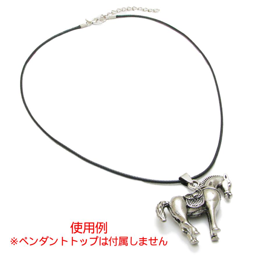 チョーカー コットン製 3本セット ブラック 黒 メンズ レディース アジャスター付き 綿 ネックレス用 ペンダント用 アクセサリー CH021 |  | 03