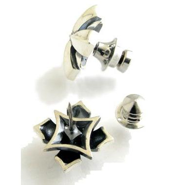 ピンブローチ ラペルピン メンズ DAgDART 誕生石 クロス シルバー DK