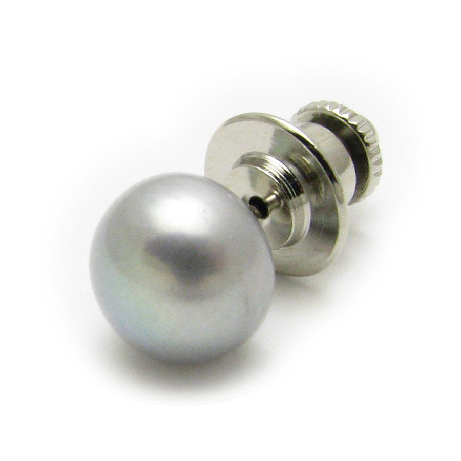 ピンブローチ ラペルピン メンズ シンプル 淡水パール 真珠 本物 チェーン 2WAY 結婚式 タックピン ピンズ JS10002 |  | 02