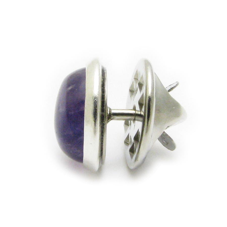 ピンブローチ ラペルピン メンズ 天然石 シンプル ターコイズ アメジスト タイガーアイ ラピスラズリ レディース js10012 |  | 10