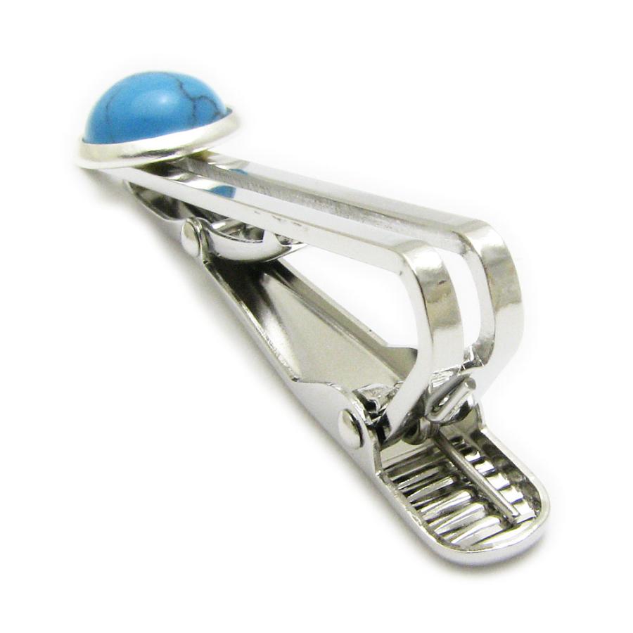 タイピン メンズ 天然石 ネクタイピン シンプル アメジスト ターコイズ