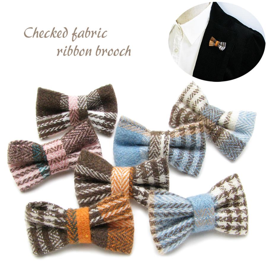 ふわふわ蝶ネクタイ♪ネクタイブローチ