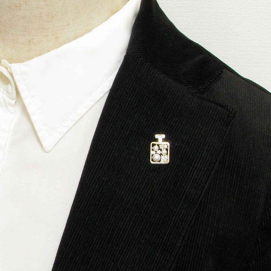 ブローチ ラペルピン レディース メンズ パール 香水瓶 ラインストーン タックピン ピンズ 結婚式 JS10058 |  | 04