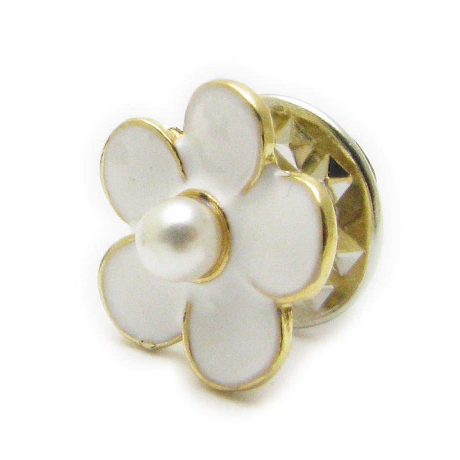 ピンブローチ ラペルピン メンズ レディース シンプル 花 フラワー