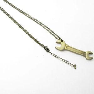 PUERTA DEL SOL スパナ型 ペンダントネックレス レンチ garni ネックレス レンチ 六角レンチ スパナ 工具 チェーン KN42027