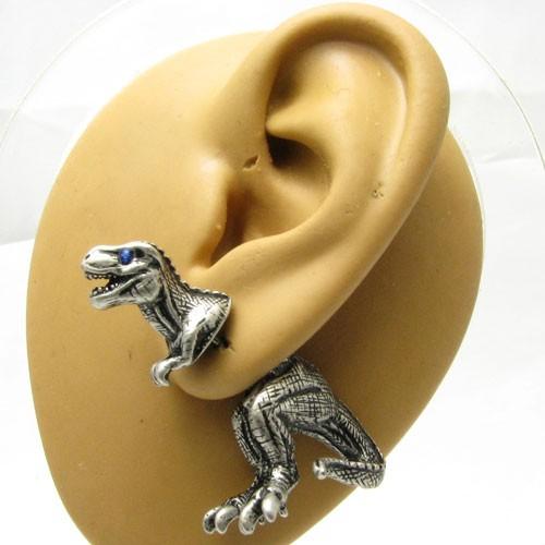 ピアス 恐竜 ダイナソー 立体ピアス 2色 カジュアルピアス KP36006 1個