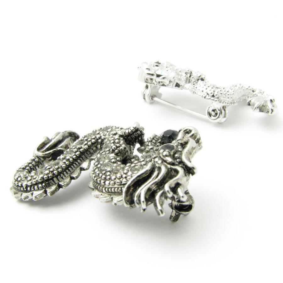 ラペルピン　2種 ピンブローチ メンズ ラペルピン スター クローバー リーフ 結婚