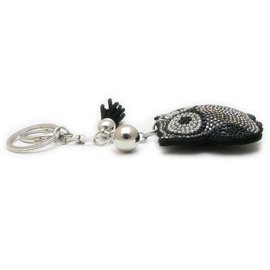 キーホルダー バックチャーム レディース パンダくまフクロウ 革 布 可愛い ラインストーン 不苦労 KSH59000b |  | 07