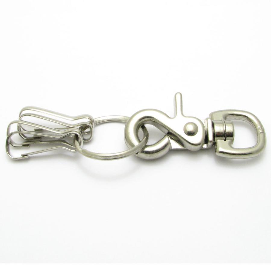 ウォレットチェーン フック 部品 金具 レバーフック キーホルダー金具