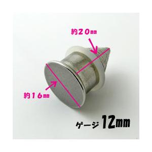ボディピアス ネジ型 杭風プラグ １２mm sp-neji-12mm｜miles｜02