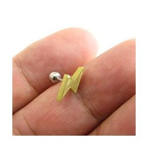 ボディピアス イナズマ 稲妻 キラキラアクリル ストレートバーベル １６Ｇ stb803 |  | 02