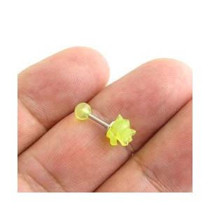 ボディピアス 小さなバラ 薔薇 スケルトンカラー ストレートバーベル １６Ｇ stb805 |  | 02