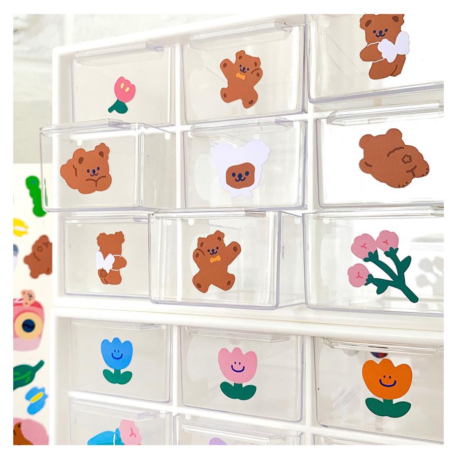 4枚セット スリム Bentoy ベントイ Milkjoy Cake Bear シール ステッカーくま ラベル デコ 韓国 おしゃれ Bentoy Stickers4 Usagi Case 通販 Yahoo ショッピング