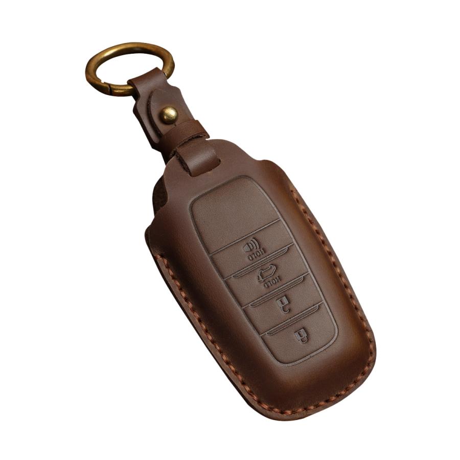 ハリアー 牛革 TOYOTA トヨタ スマート キーケース 4ボタン キーカバー