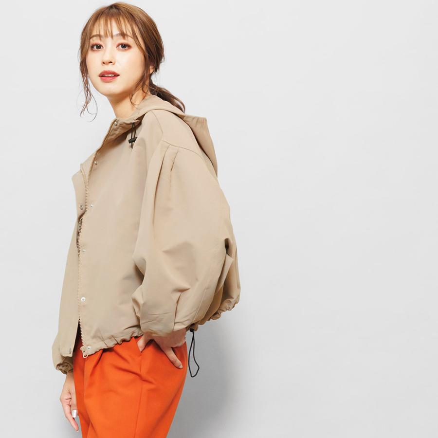 マウンテンパーカー レディース 袖バルーン ブルゾン ライトアウター