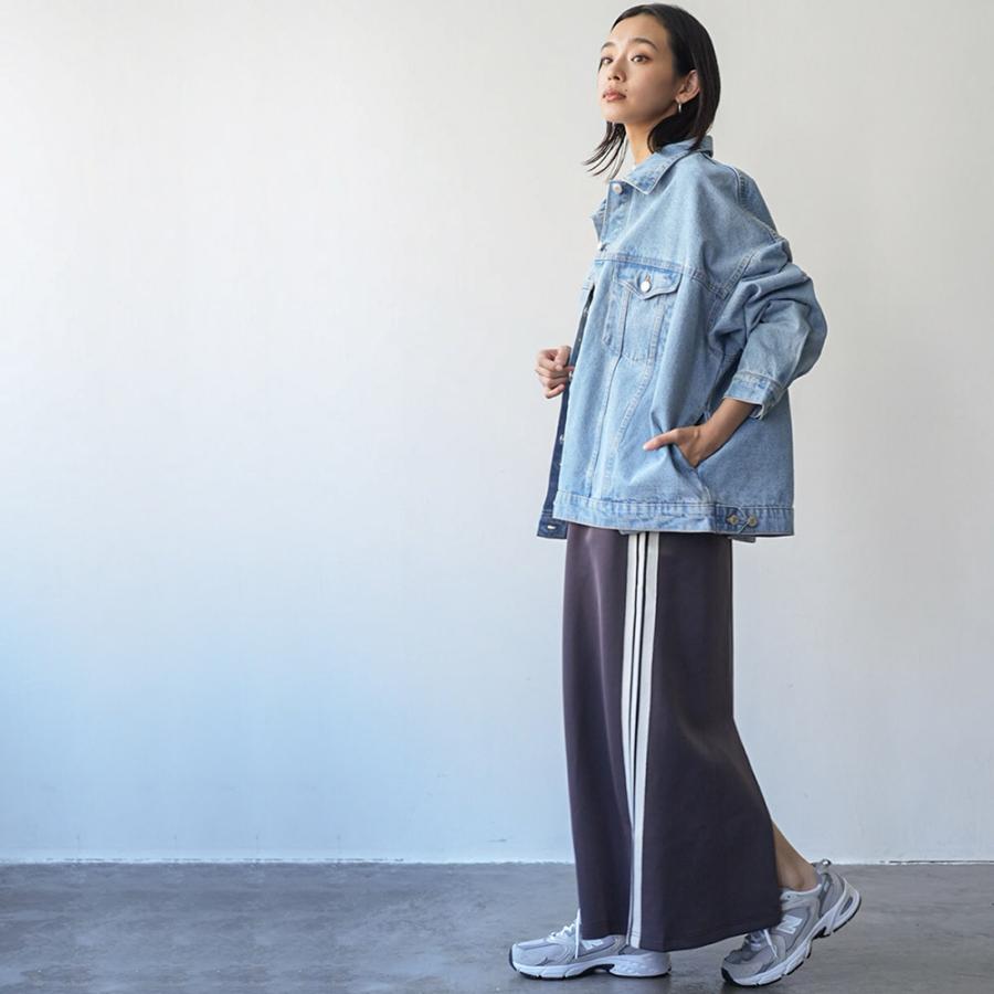 ビッグシルエットジャケット レディース 前開き トップス ライト