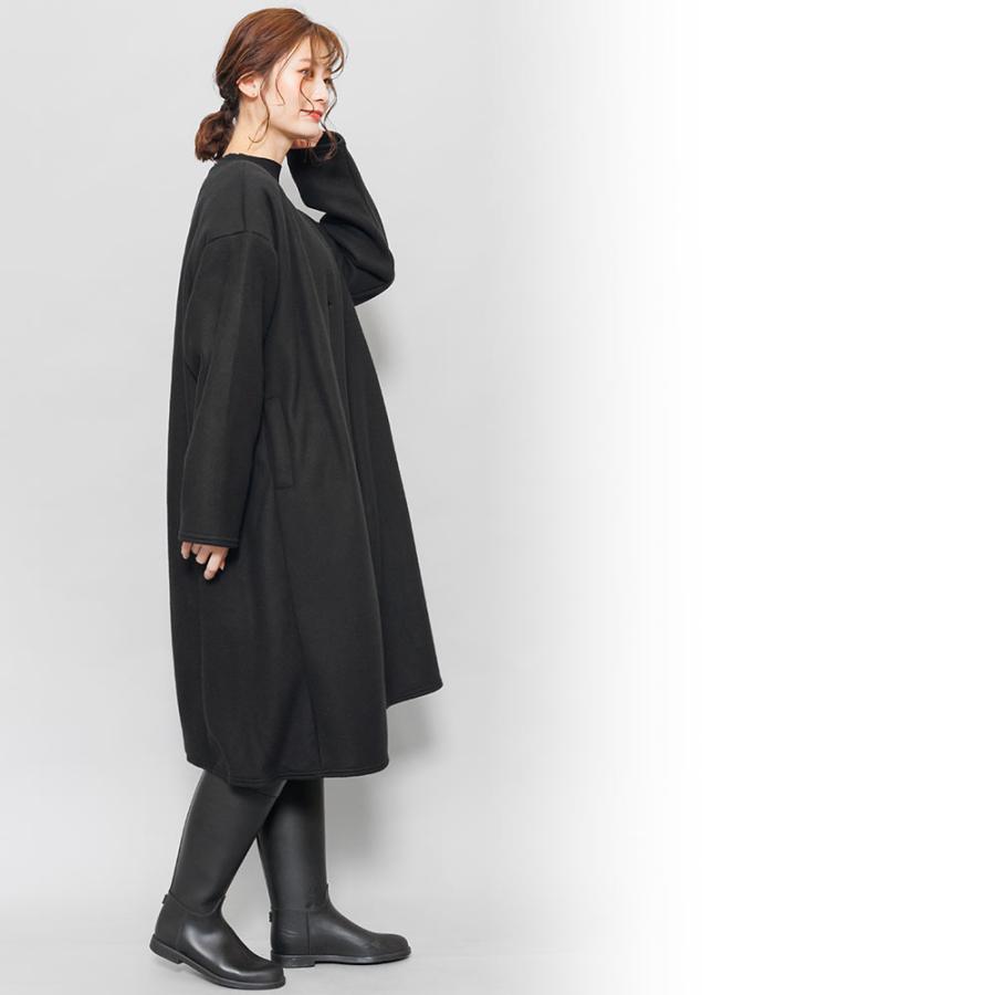 エブール　ボンディングコート　ノーカラー　黒　38 楽天市場】ボンディングコート コート レディース アウター 送料無料