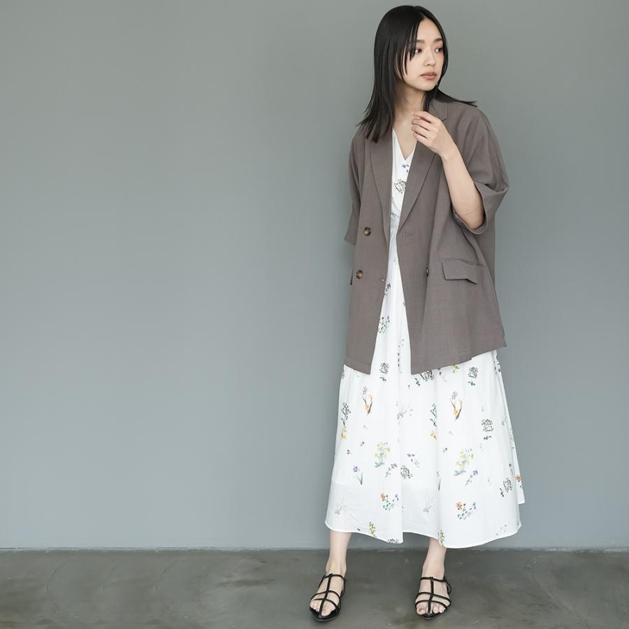 mili an deni（ミリアンデニ） ヴィンテージワッシャー半袖ジャケット