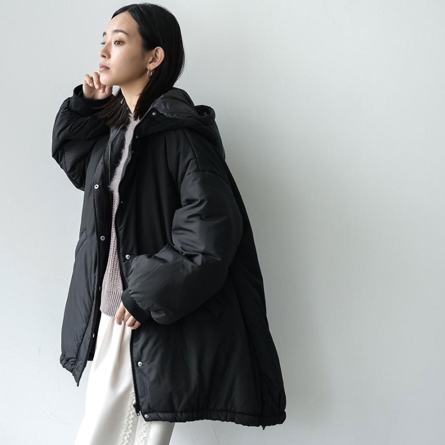 mili an deni（ミリアンデニ） ミドル丈中綿モンスターパーカー 中綿