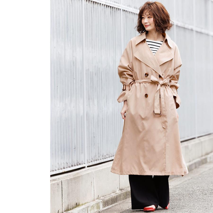 レディース アウター キャンディスリーブ トレンチコート スプリング